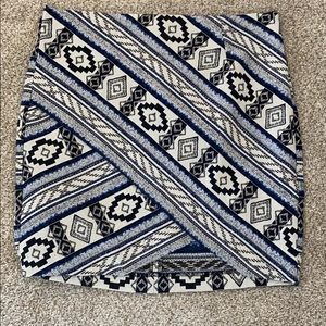 Tribal pattern skirt